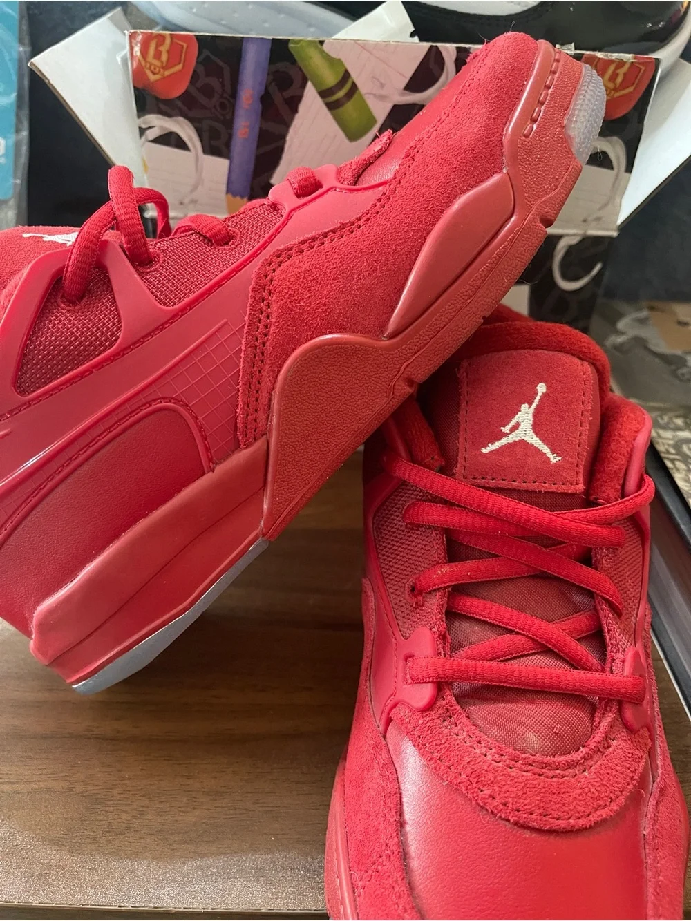 Nike Jordan 4 RM Boys size 1y worn once - Picture 2 of 7